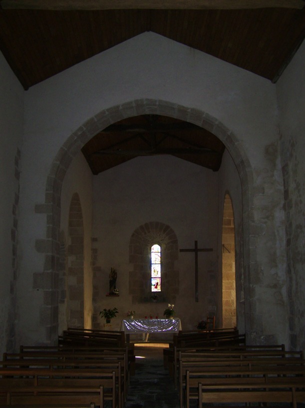 L'intérieur de la chapelle