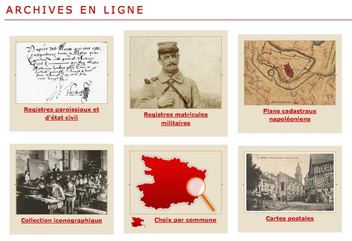 Trois nouveaux fonds sur les Archives en ligne du Maine-et-Loire