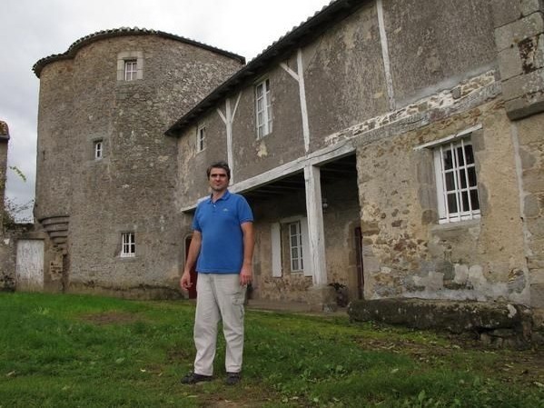 Michel Brillaud, l'actuel propriétaire du Verger-Beau