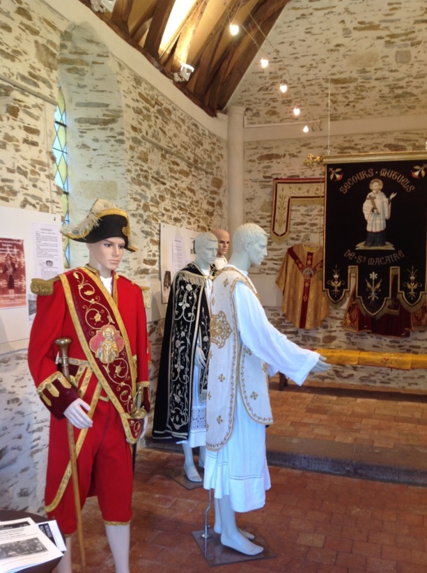 La chapelle Sainte-Marguerite, lieu de l'exposition temporaire.